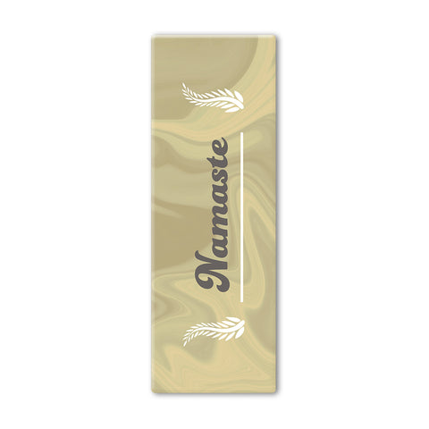 Gold Nameste Yoga Mat